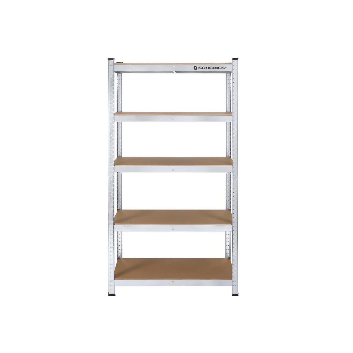 STANDREGAL - Silberfarben, Metall (90/180/40cm) - Hansiro