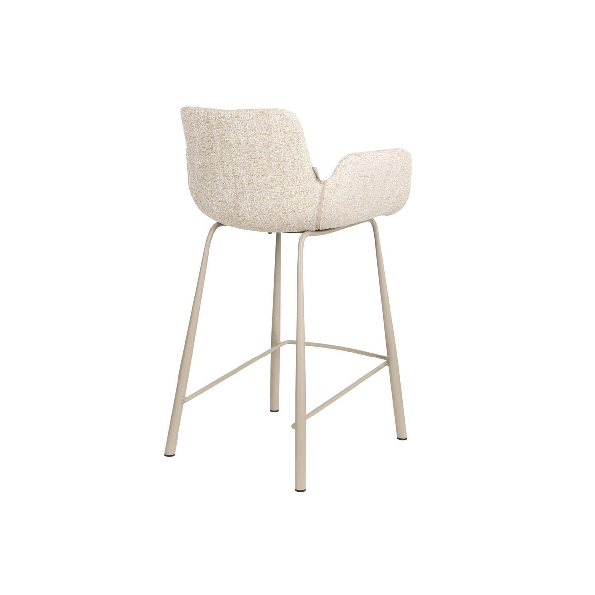 BARHOCKER Brit Rückenlehne 67,5 cm Beige - 2 er Set - Beige, Kunststoff (57/91.5/54cm) - Zuiver