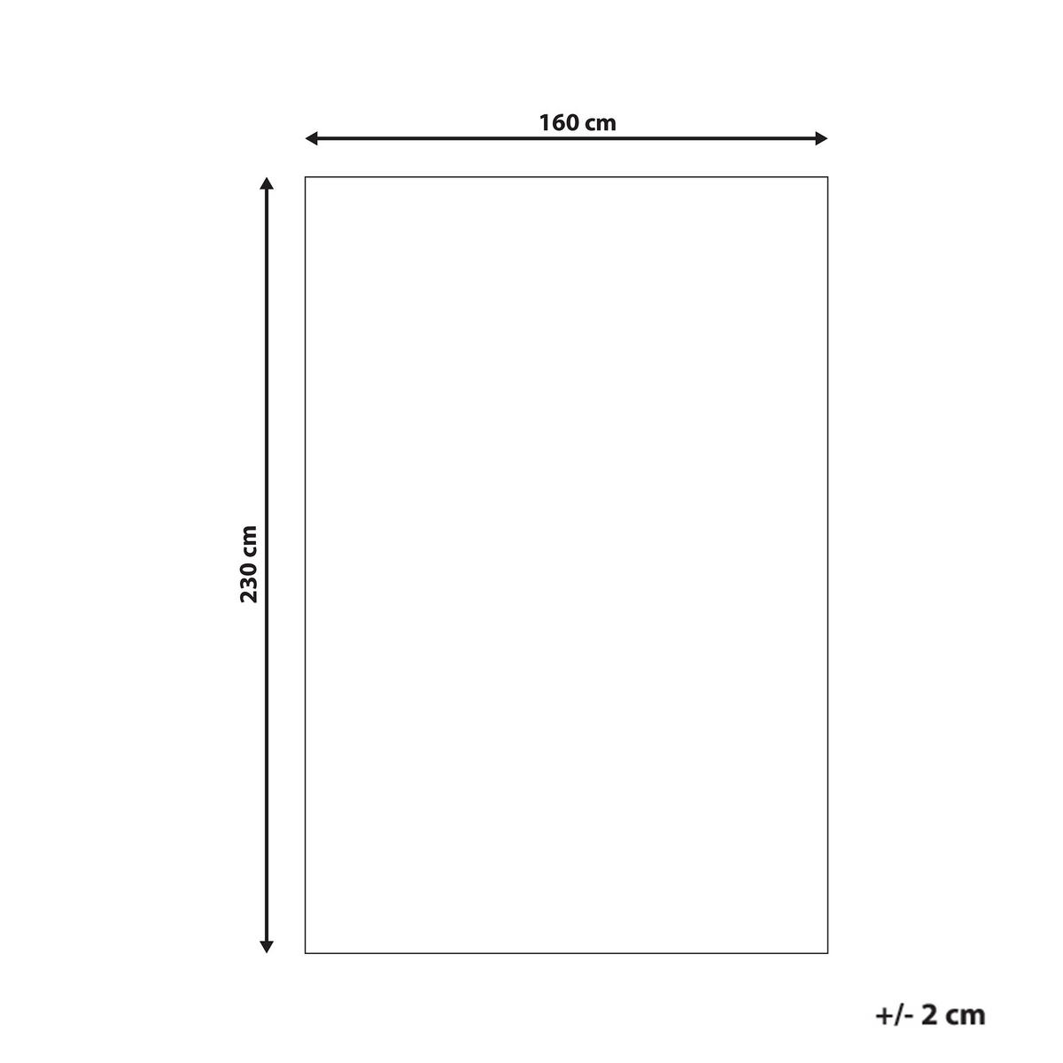 KOBEREC Béžový 160/230 cm Viskóza Sarai - béžová, textil (160/230cm) - Beliani