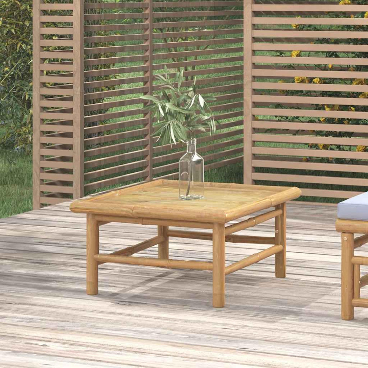 GARTENTISCH 65/55/30 Cm Bambus - Braun, Naturmaterialien (55/65/30cm) - vidaXL