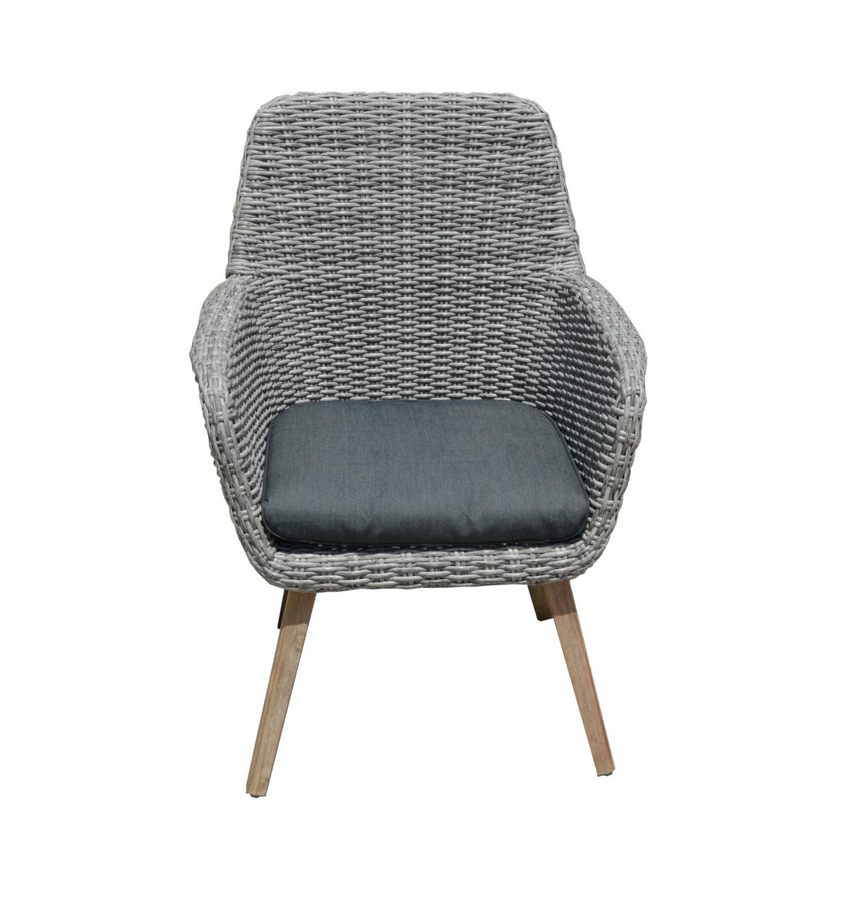 GARTEN-SITZGRUPPE Peer 5-teilig Gartenmöbel-Set - Hellbraun, Holz - DELUKE