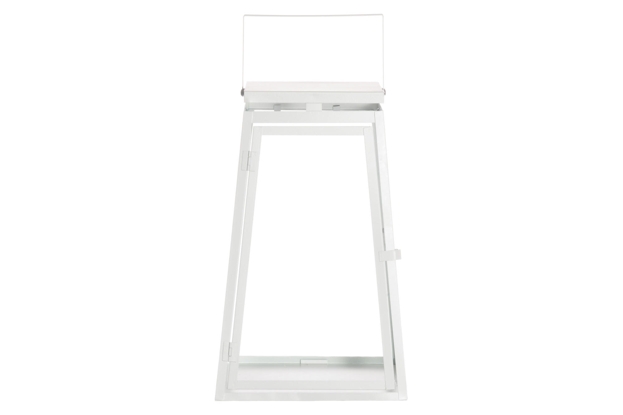 METALLLATERNEN Lemi 2er-Set - Weiß, Metall (25/76.5/25cm)