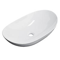 WASCHBECKEN mit pflegeleichter Oberfläche Weiß 61,5 / 36 / 15,5 cm - Weiß, Keramik (36/15.5/61.5cm) - EMKE