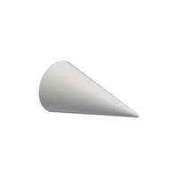 ENDSTÜCKE FÜR GARDINENSTANGEN 20 mm Ø, Siveo Weiß, Packung 2 Stück - Weiß, Holz (6/3.5/3.5cm) - INTERDECO