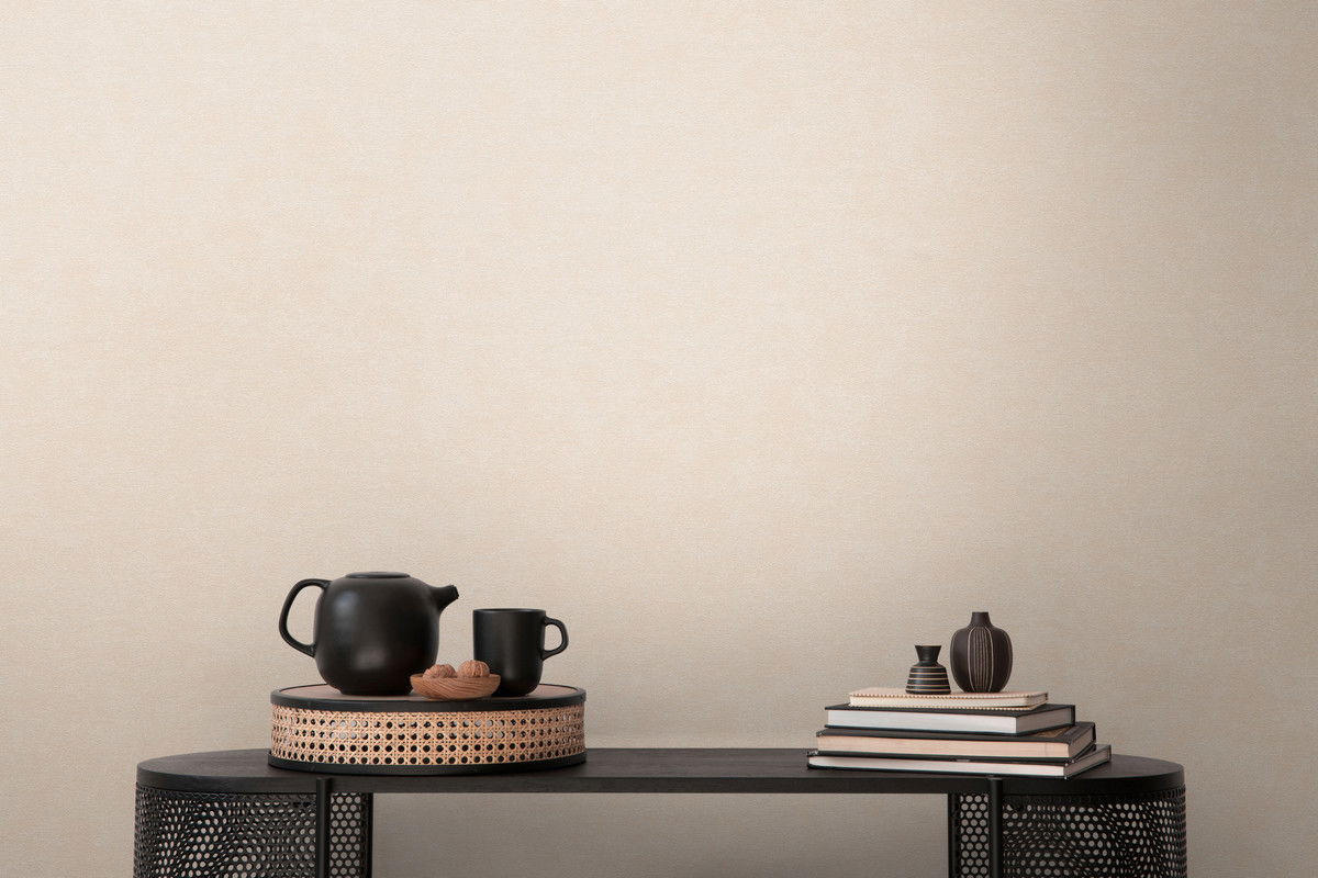 VLIESTAPETE Beige 53/1005 cm - Beige, Textil (53/1cm) - KUNSTLOFT