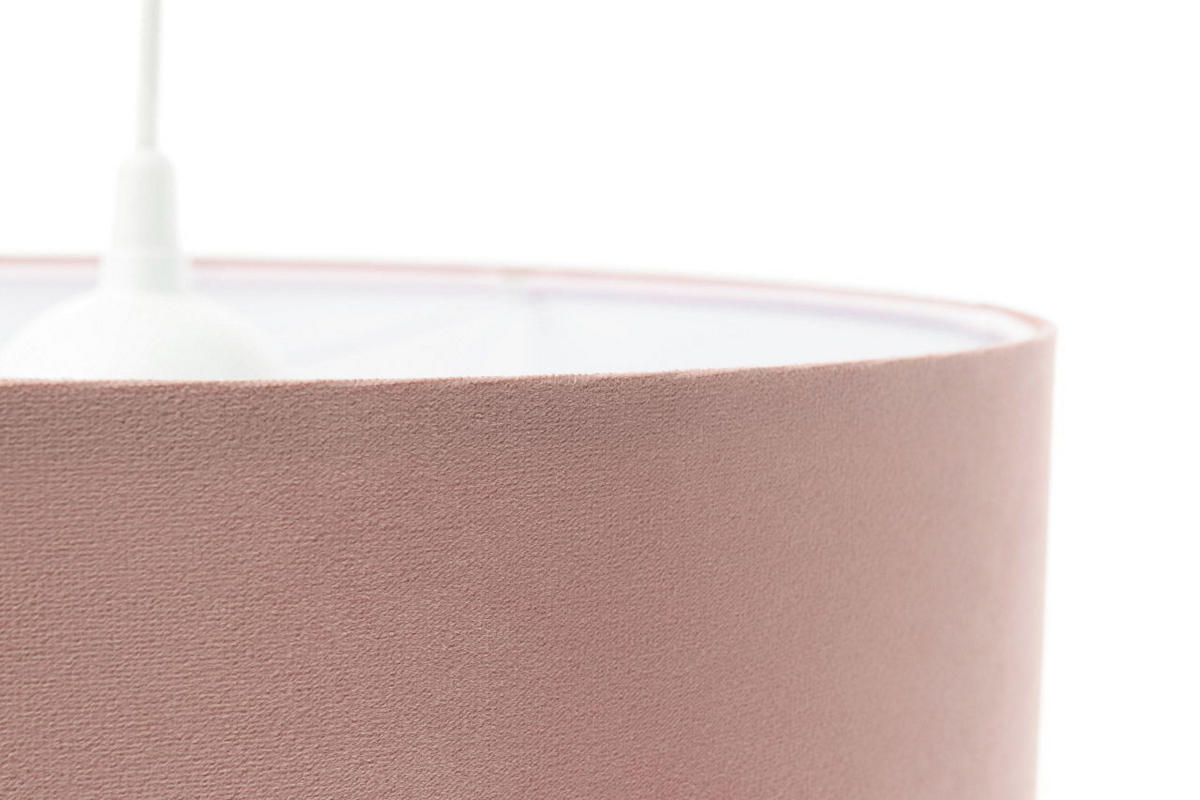 HÄNGELEUCHTE Rosa 40/20 cm - Pink/Weiß, Kunststoff (40/0.6/20cm) - ONZENO