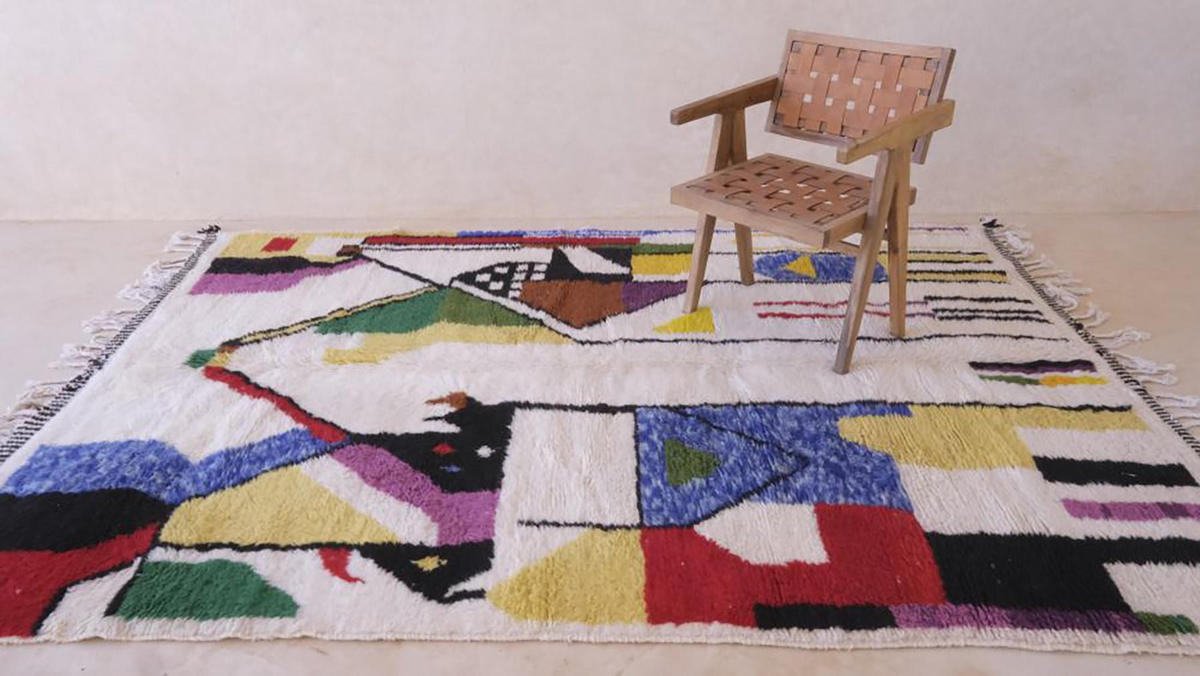 BERBERTEPPICH aus reiner Wolle 203x 289 cm - Multicolor, Naturmaterialien (203/289cm) - AFK Living