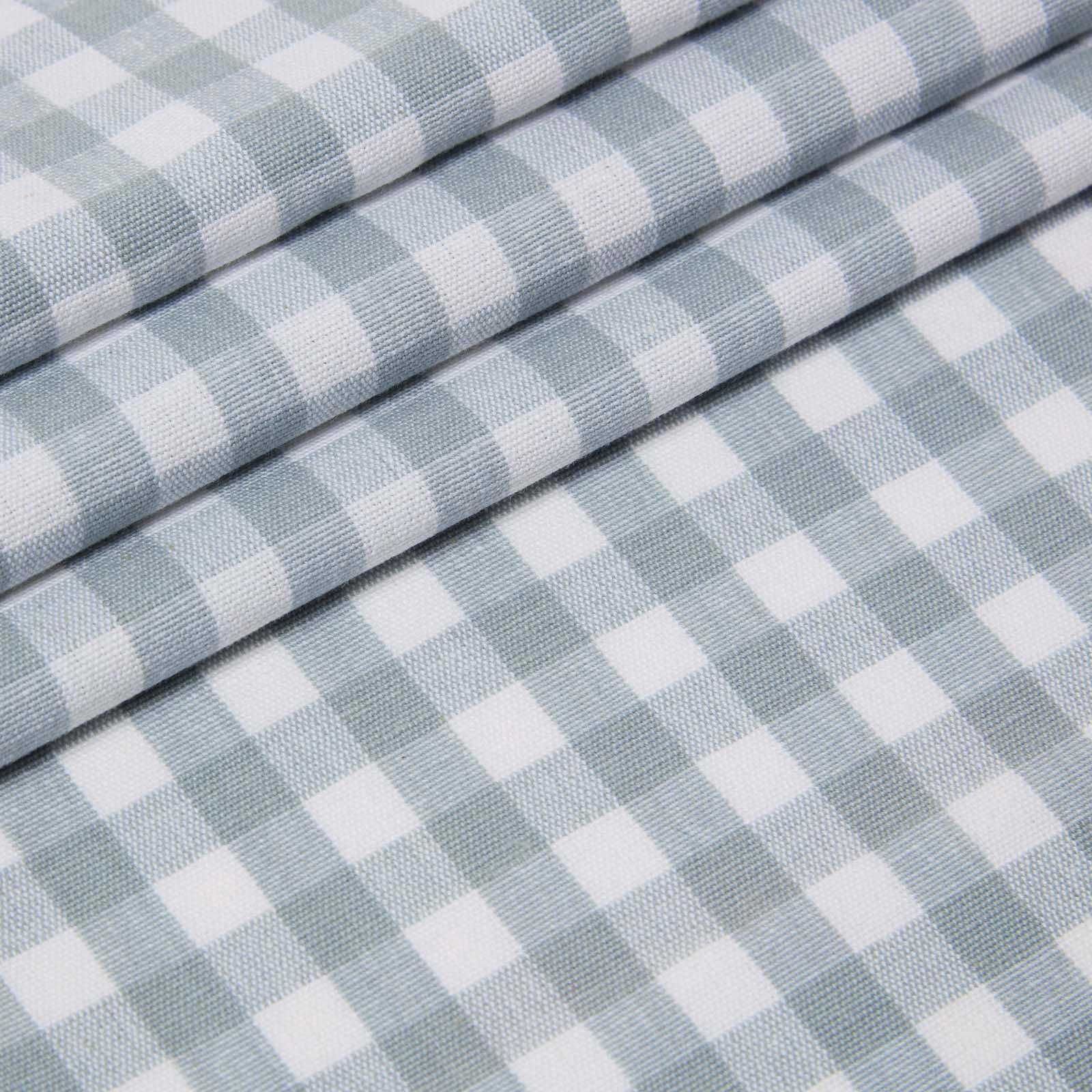BAUMWOLLSTOFF Meterware Vichy-Karo blau-weiß, 150 cm - Blau, Textil (150/100cm) - Homescapes