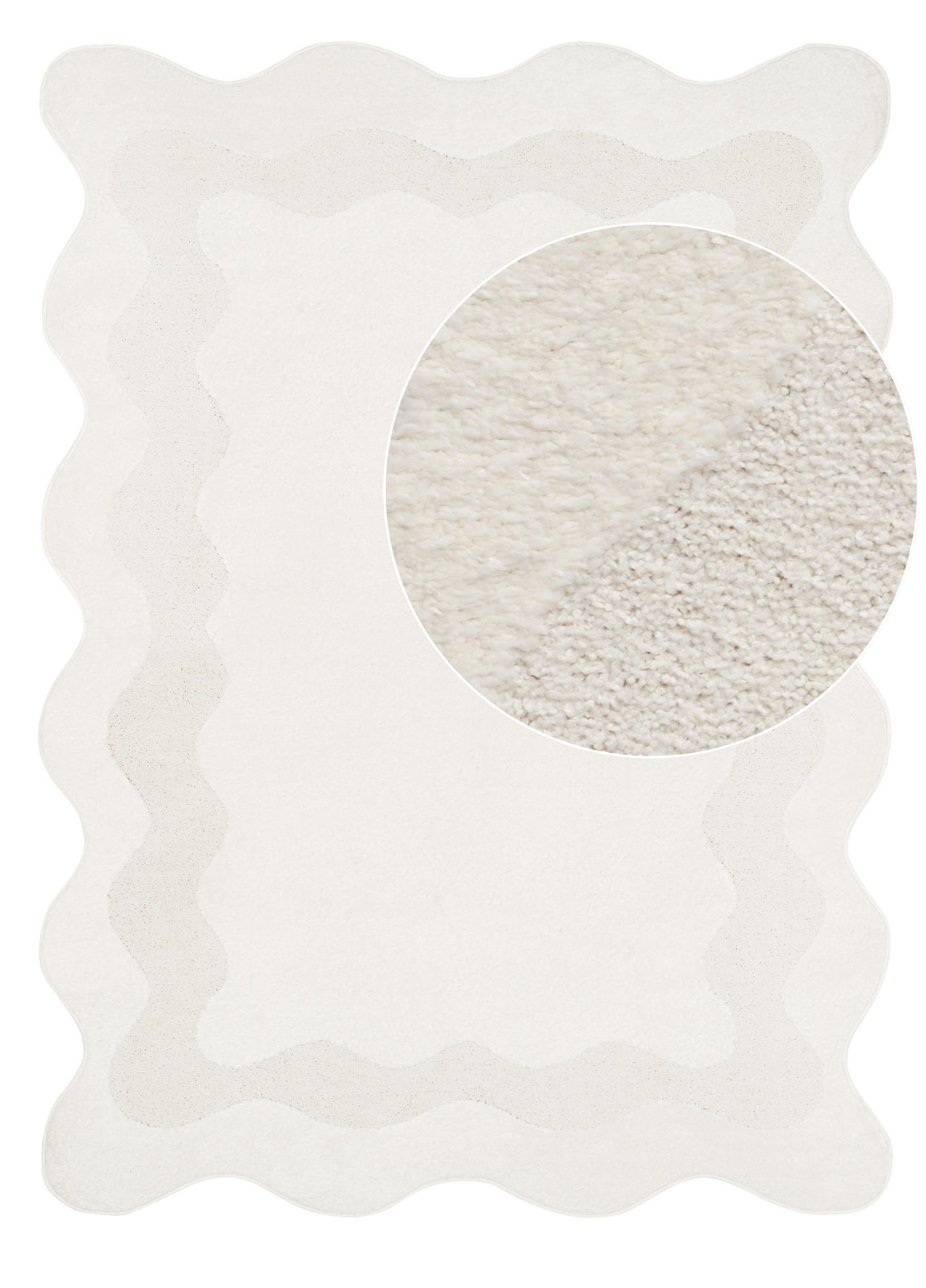 TEPPICH TERRA Creme 300/400 cm - Creme, Textil (300/400cm) - Tapiso