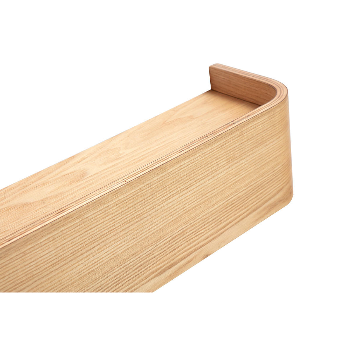 WANDREGAL Holz Esche L90 HOPE - Hellbraun, Holz (15/13/90cm) - Miliboo