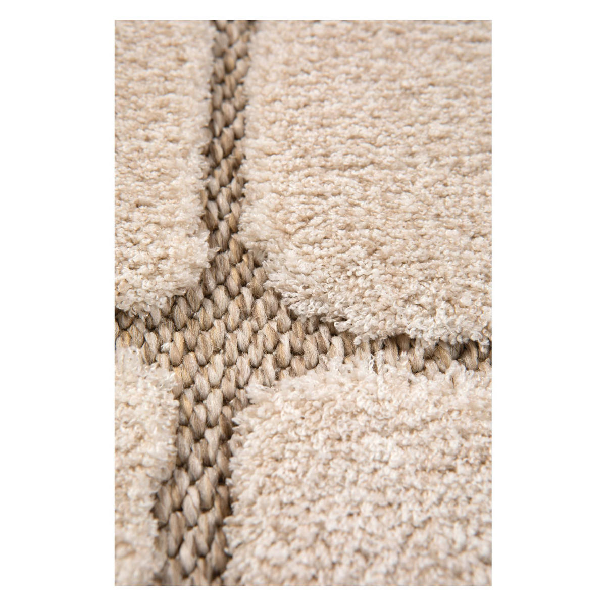 TEPPICH Sofiane natur 160 x 230 x 1 cm - Naturfarben, Textil (160/230cm) - Vivaraise