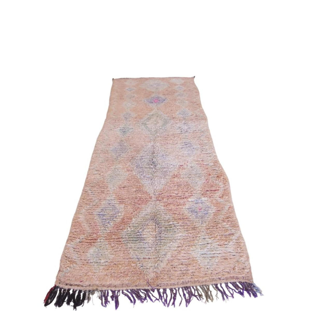 BERBERTEPPICH aus reiner Wolle 139x 374 cm - Multicolor, Naturmaterialien (139/374cm) - AFK Living