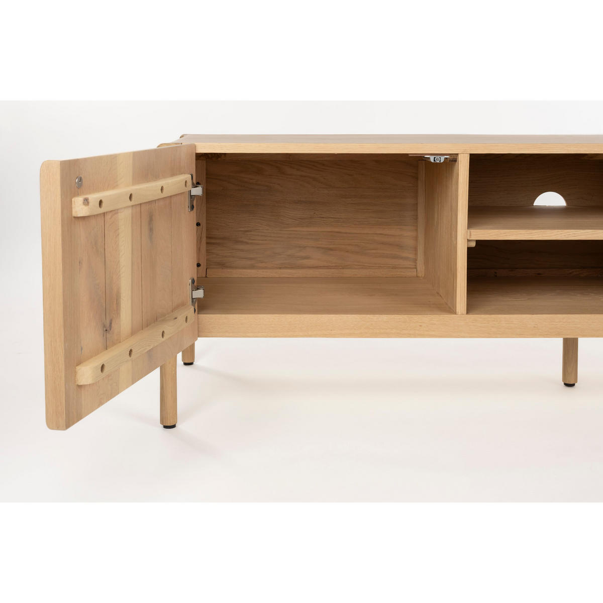 LOWBOARD Ember Niedrig - Naturfarben, Holz (160/50/45cm) - Zuiver