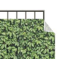 BALKON SICHTSCHUTZ Hecke 200/50 cm - Grün, Kunststoff (200/50cm) - Bilderwelten