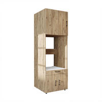 WASCHMASCHINENSCHRANK Serie 3 67cm Breit, 205cm Hoch - Eichefarben, Holzwerkstoff (67/205/67cm)