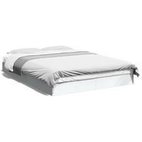 BETTGESTELL Weiss 140/200 Cm Holzwerkstoff - Weiß, Holzwerkstoff (140/200cm) - vidaXL