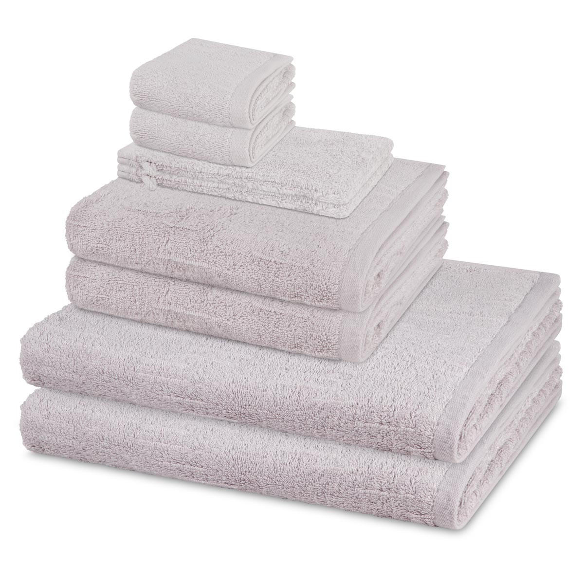 FROTTIERSET Premium 8-teilig - Hellgrau, Textil (50/100cm) - Ross