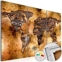 PINNWANDBILDER Beige 60/40 cm - Beige/Braun, Naturmaterialen/Textil (60/40cm) - KUNSTLOFT