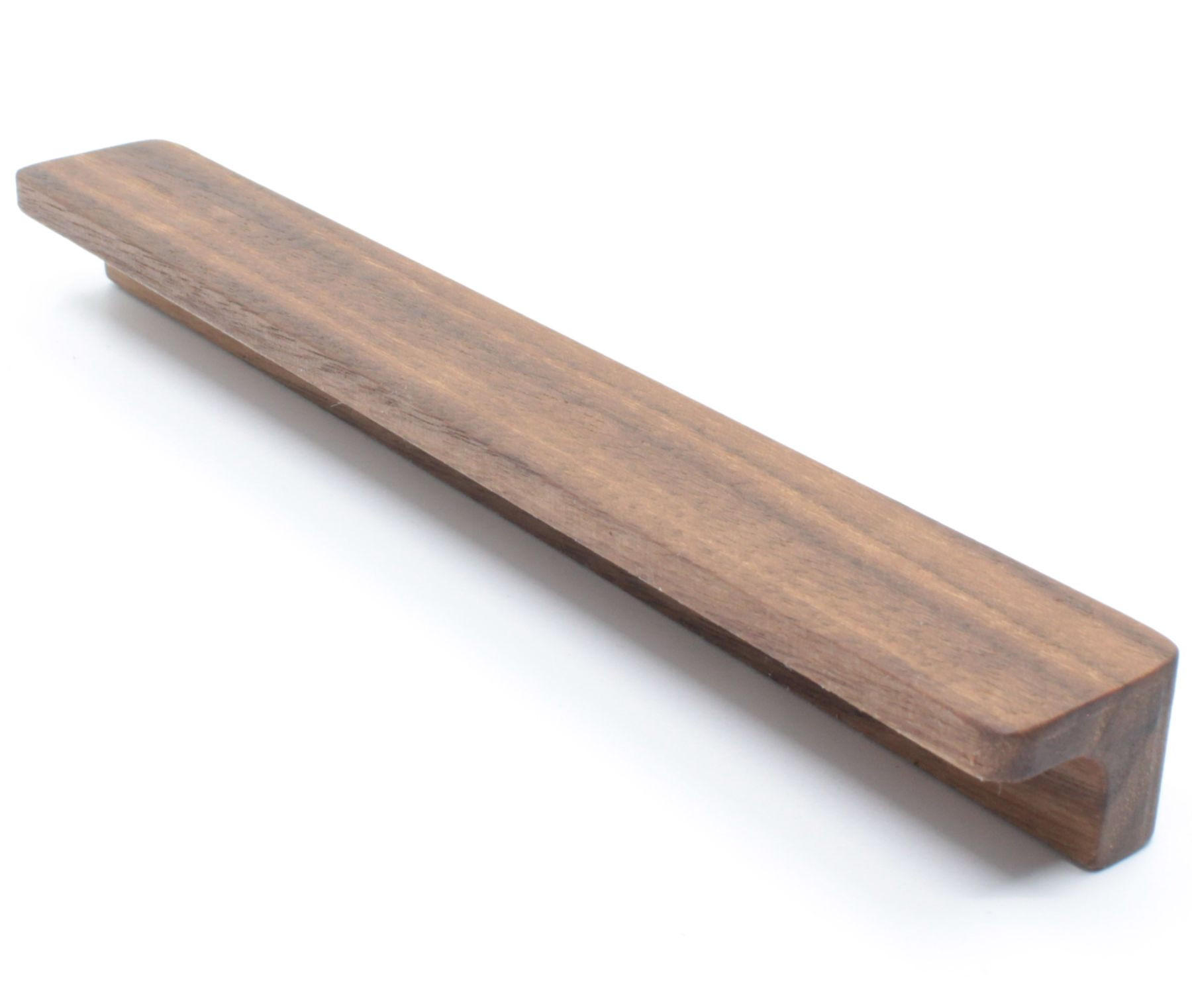 MÖBELGRIFF BA 450mm, Griffleiste Nussbaum massiv, Küchengriff Holz - Naturfarben, Holz (2.5/2/47.2cm)