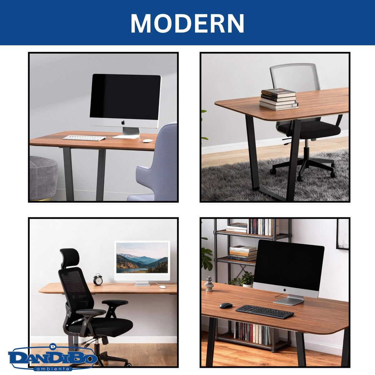 TISCHBEINE 2x Metall Schwarz 72 x 72 cm Tischgestell Höhenverstellbar - Schwarz, Metall (50/72/5cm) - DanDiBo