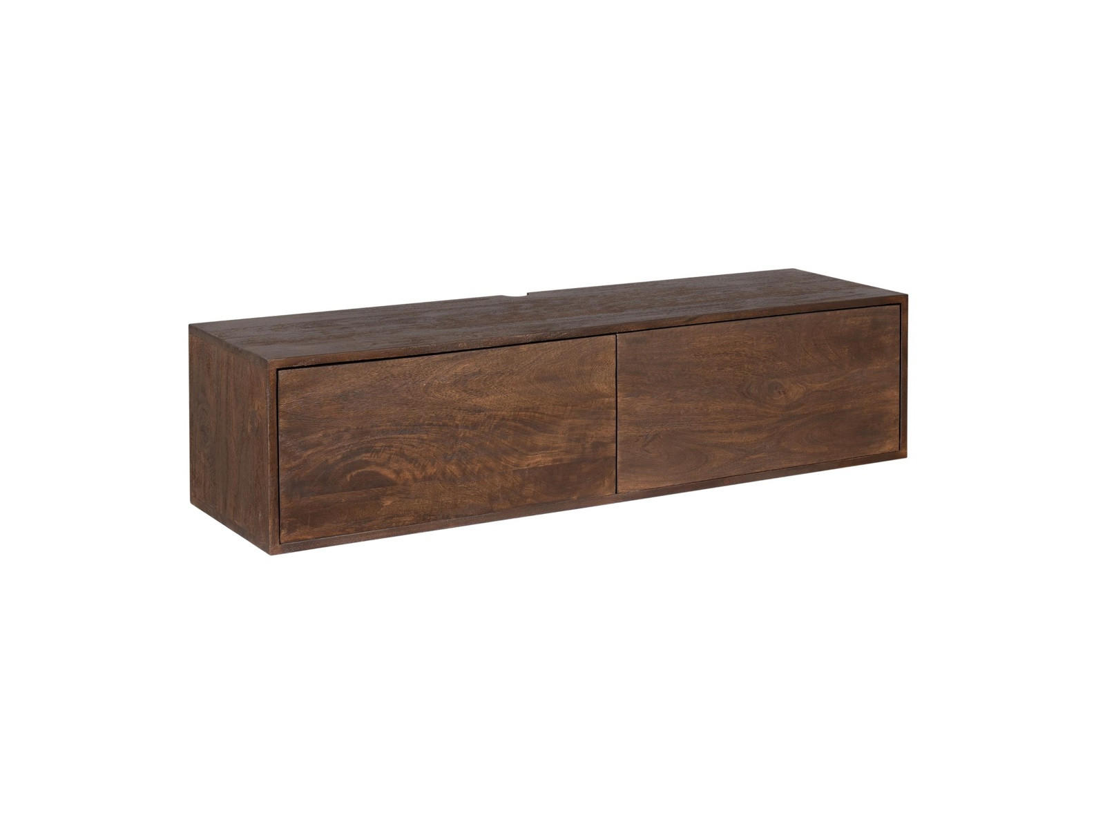 LOWBOARD Quantum Mangoholz 120 cm / 35 cm Braun - Braun, Holz (120/30/35cm) - Villa Möbel