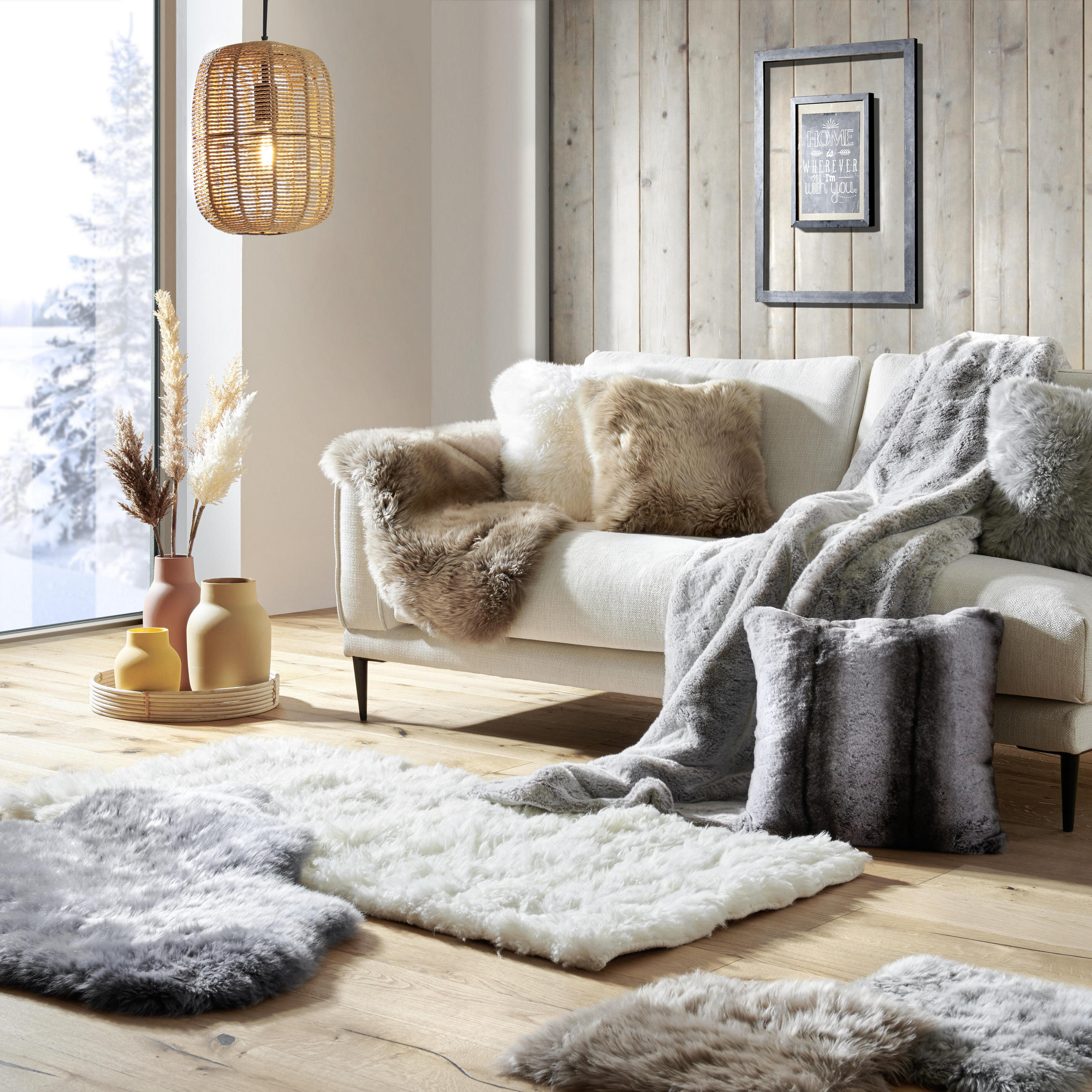 Kožešinové deky a předložky