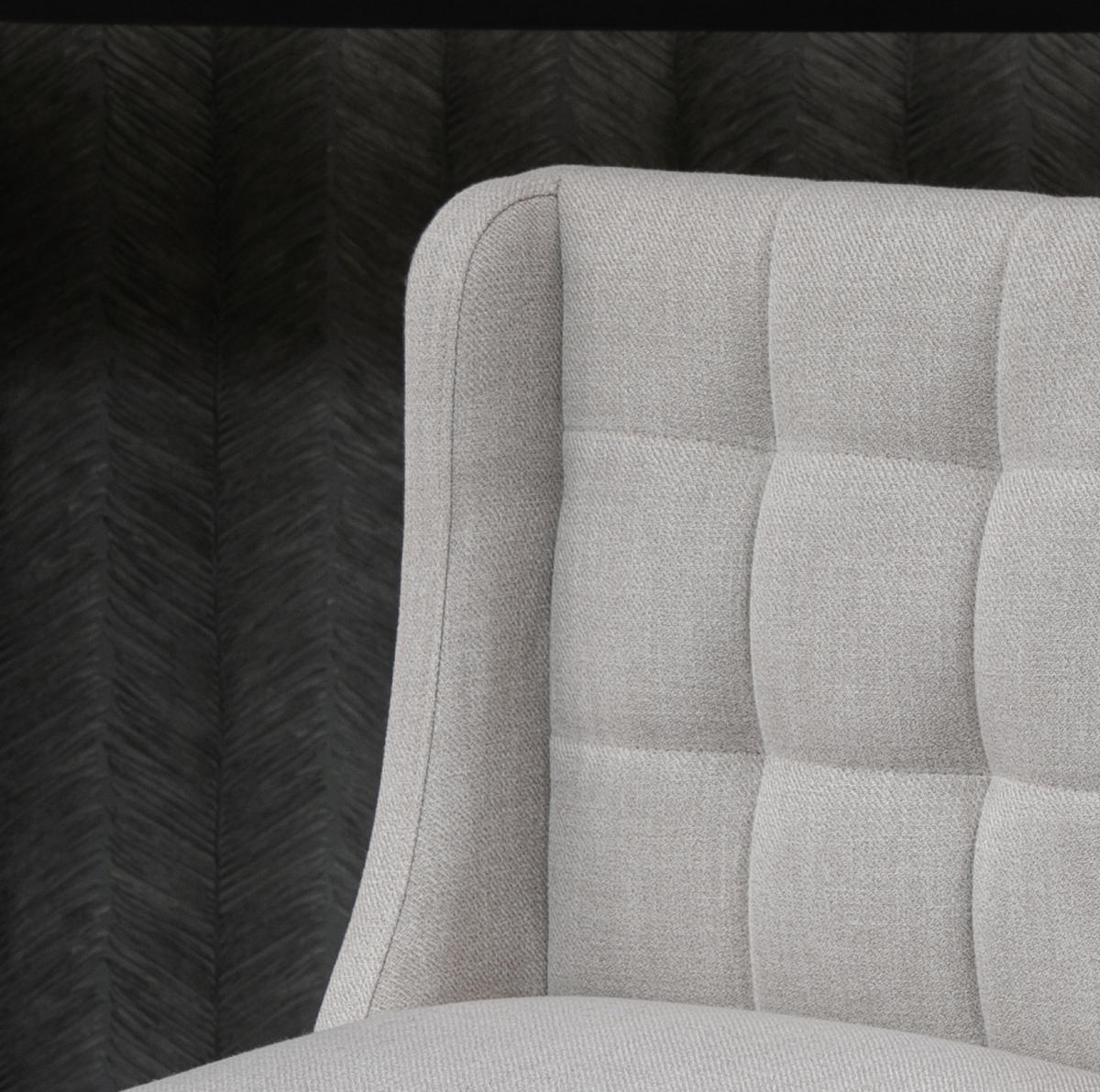 BARHOCKER 2er-Set mit Rückenlehne 47 x 50 x 101 cm Polyester Beige - Beige, Metall (50/101/47cm) - Meubliv