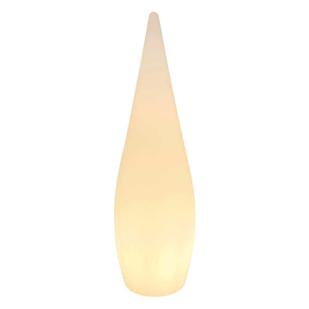 LED AUSSENLEUCHTE VASCON Weiß - Weiß, Kunststoff (24/24/80cm) - Globo Lighting