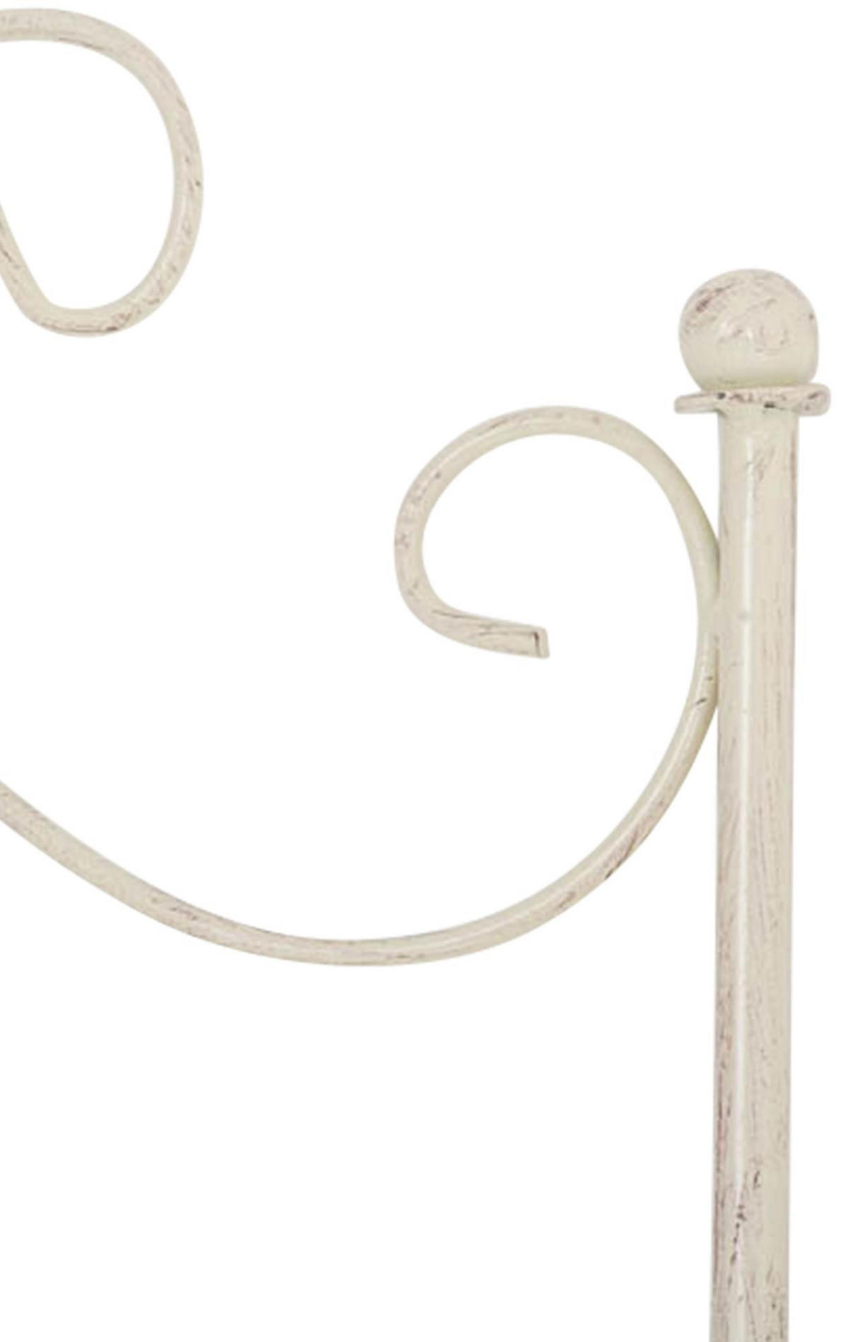 RANKGITTER Heike 86x2x170cm Metall Antik-Creme Rankhilfe - Creme, Metall (86/170/2cm) - DELUKE