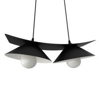 HÄNGELEUCHTE Miller X2 - Schwarz, Metall (70/25/16cm) - Lumicom