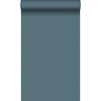 TAPETE Uni 53 cm x 10.05 m - Türkis, Papier (53/1000cm) - Origin Wallcoverings