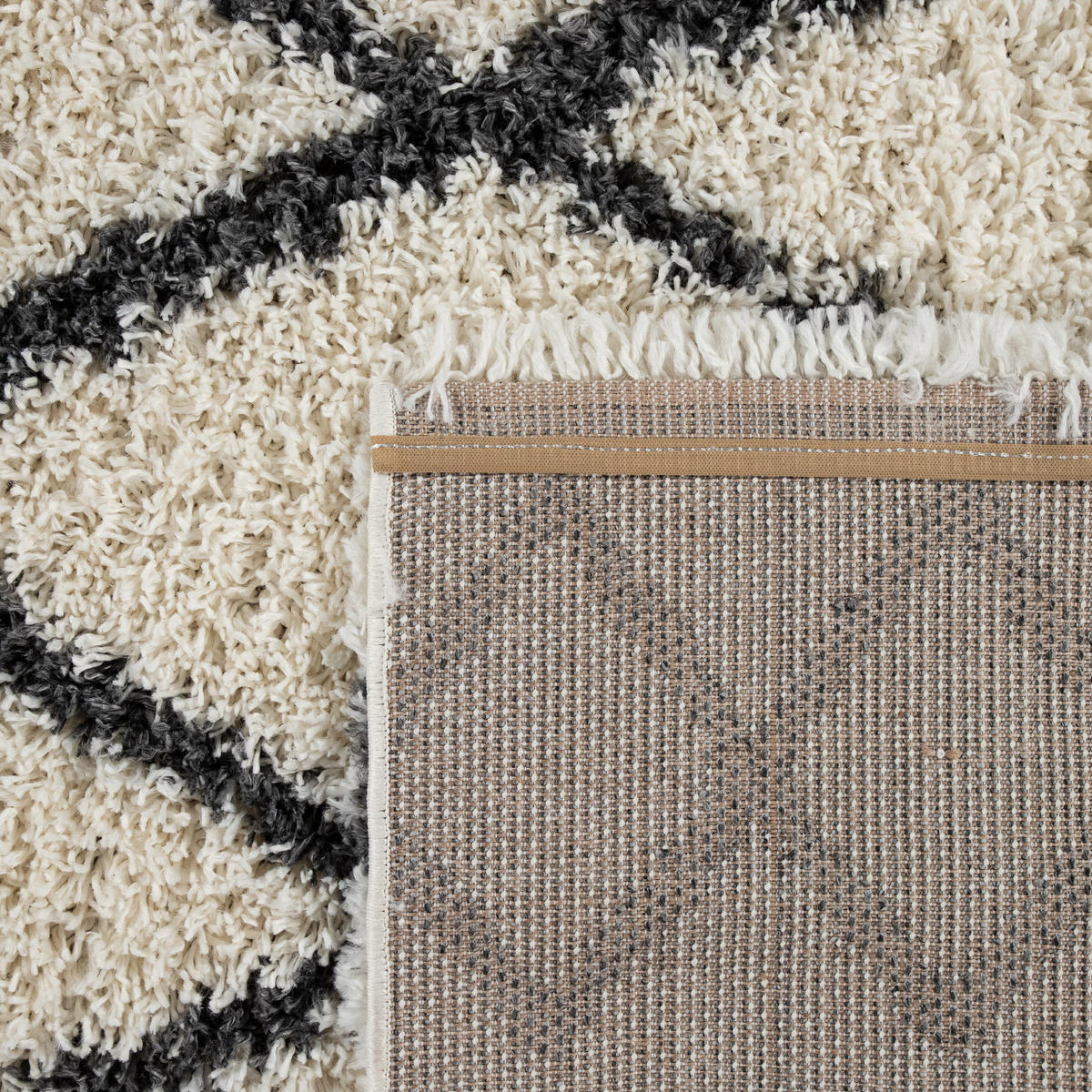 HOCHFLORTEPPICH 60/100 cm Kalmar 445 - Creme, Textil (60/100cm) - Paco Home
