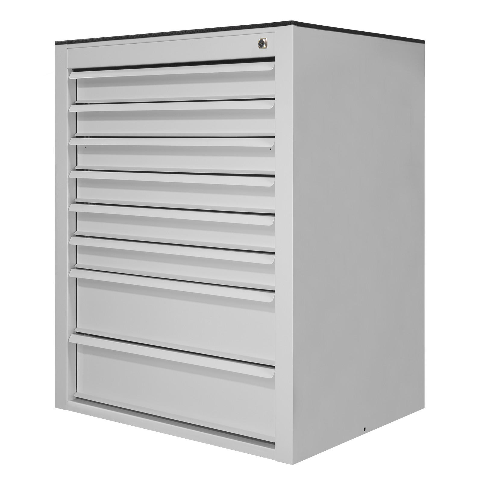 SCHUBLADENSCHRANK Kobra mit 8 Schubladen 90x71x55cm Lichtgrau - Grau, Metall (71/90/55cm) - PROREGAL