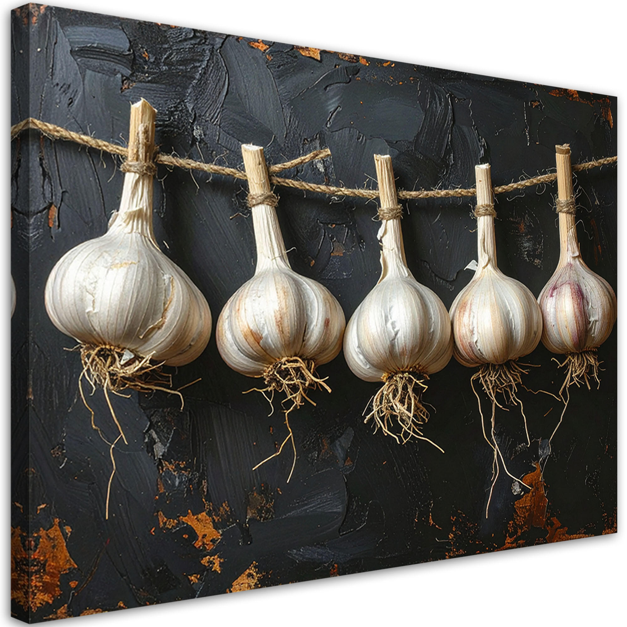 LEINWANDBILD Essen & Trinken 90x60cm - Weiß, Textil (90/60cm) - Feeby