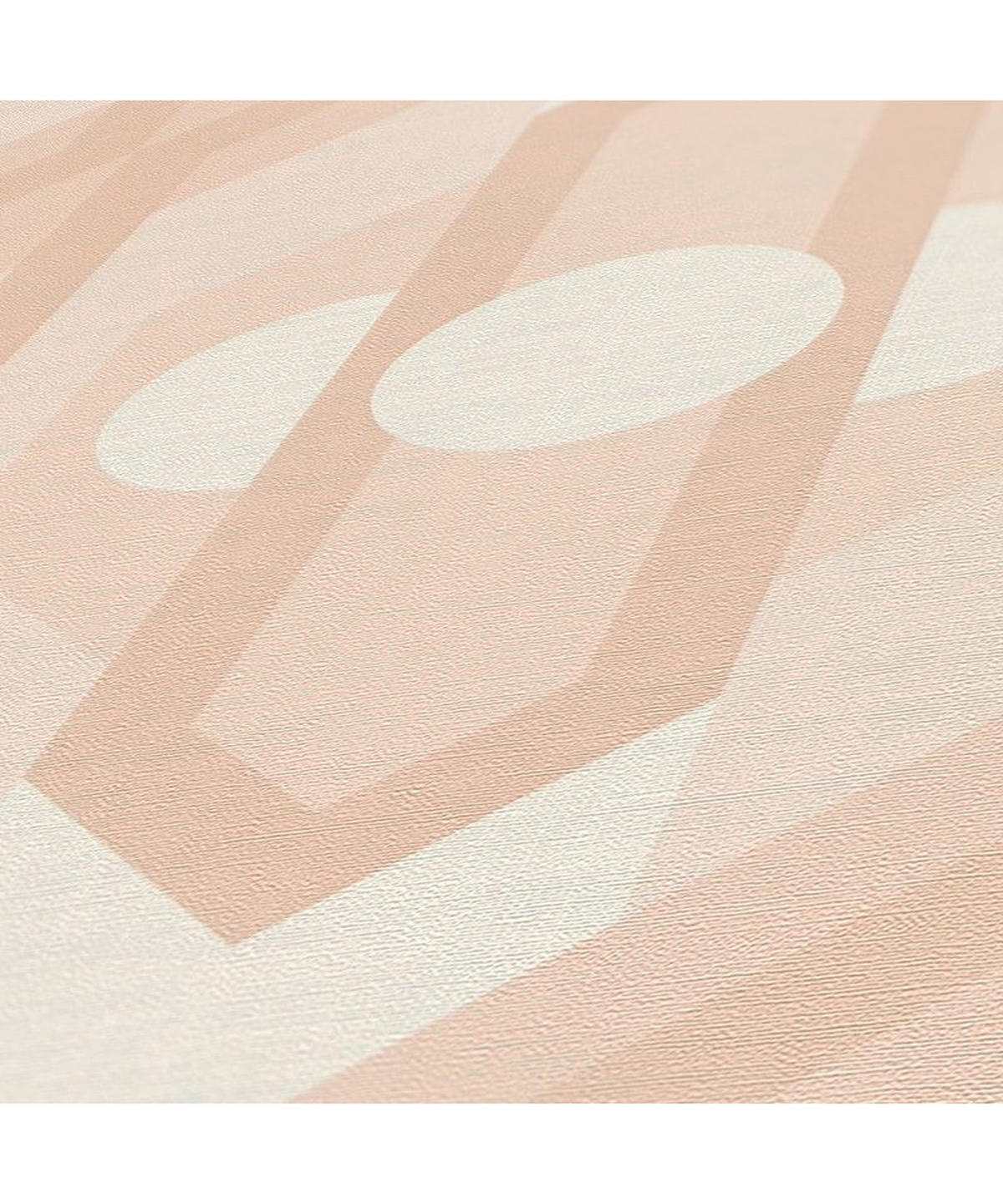 VLIESTAPETE Beige 53/850 cm - Weiß, Textil (53/1cm) - KUNSTLOFT