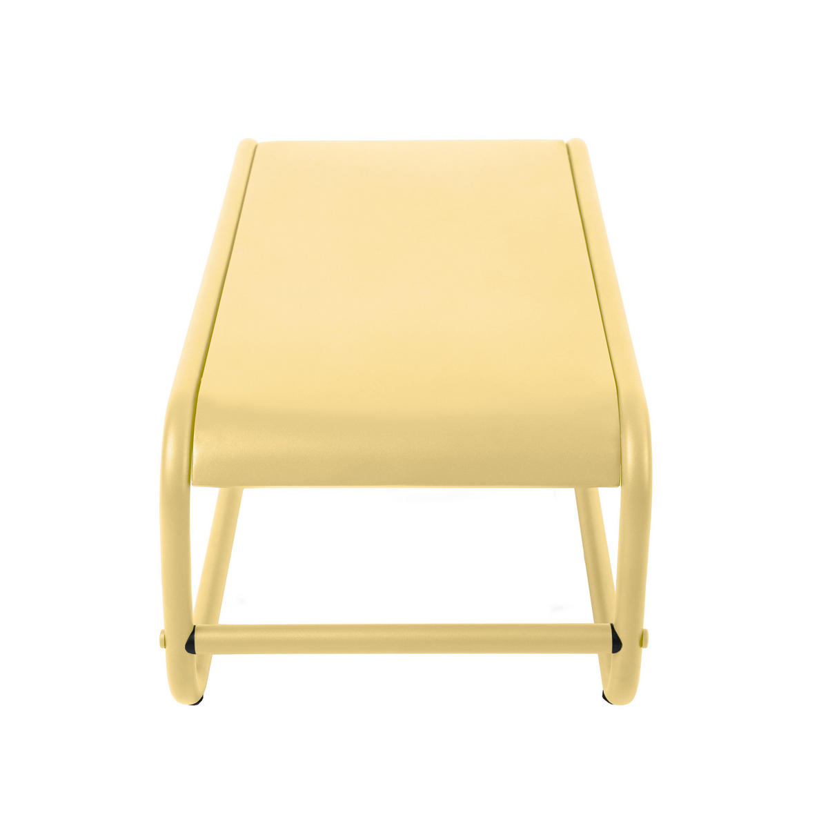 BEISTELLTISCH, hellgelb - Gelb, Metall (85/40/30cm) - Oviala