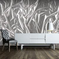 VLIESTAPETE Silber 300/210 cm - Silberfarben, Textil (300/1cm) - KUNSTLOFT