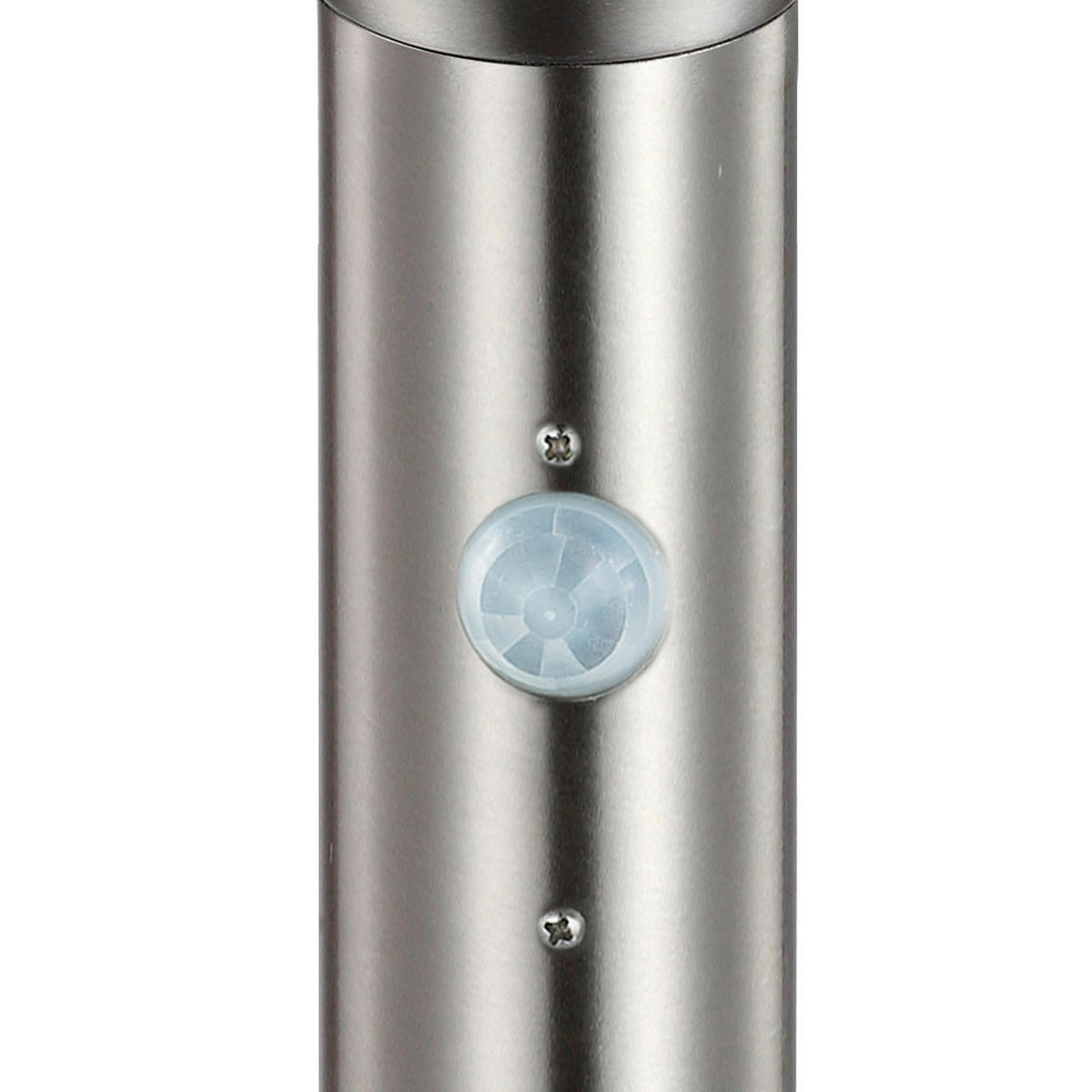 LED AUSSENLEUCHTE Solar Edelstahl Silber - Silberfarben, Metall (15/15/95cm) - Globo Lighting