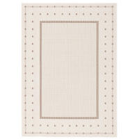 IN & OUTDOOR TEPPICH FLACHGEWEBE CAMPUS BORDÜRE - Beige, Textil (80/150cm) - Pergamon