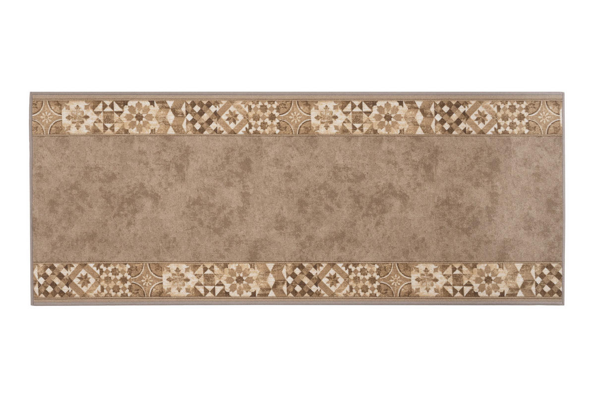 TEPPICHLÄUFER Anti-Rutsch Beige rutschfest Gummiunterlage 100/600 cm - Beige, Textil (100/600cm) - Tapiso