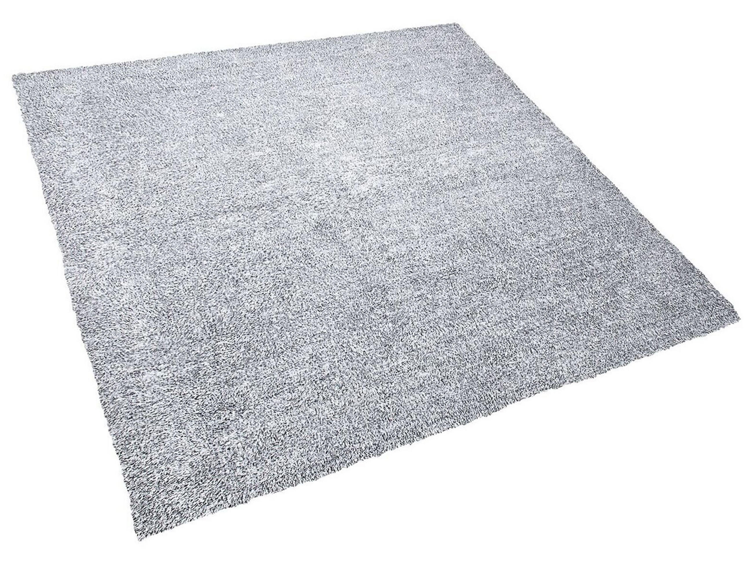 SHAGGY-TEPPICH Demre 200/200 cm - Schwarz, Kunststoff (200/200cm) - Beliani