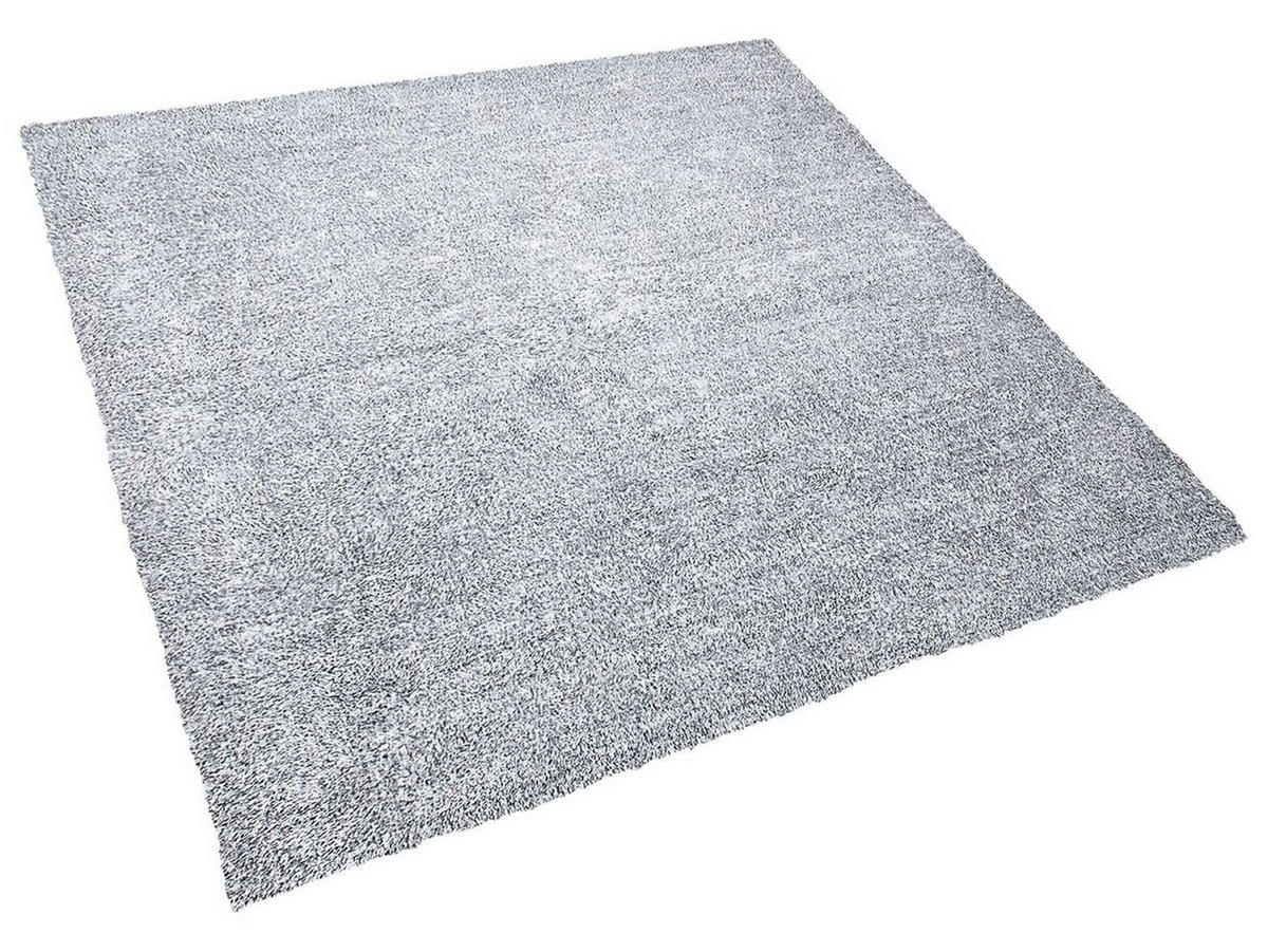 SHAGGY-TEPPICH Demre 200/200 cm - Schwarz, Kunststoff (200/200cm) - Beliani