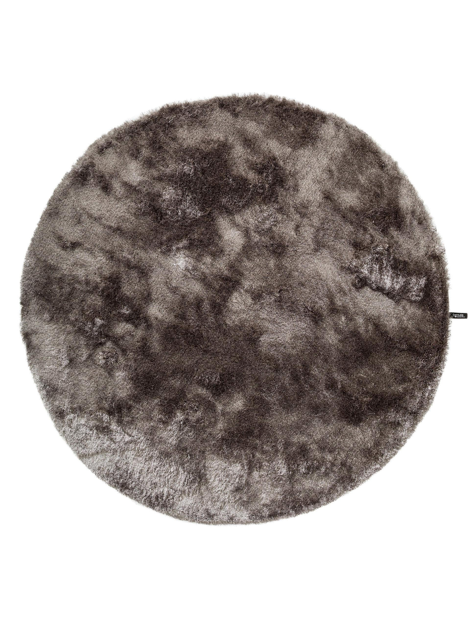 HOCHFLORTEPPICH Whisper Grau ø 80 cm rund - Grau, Textil (80/80cm) - benuta Nest