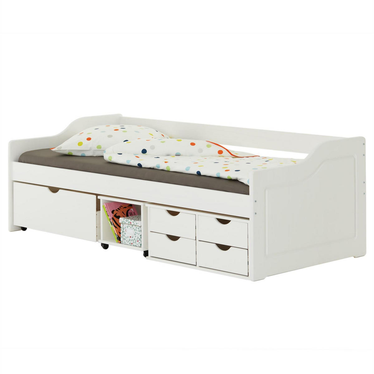 SOFABETT SENTA 90X200 CM - Weiß, Holz (98/63/205cm) - IDIMEX