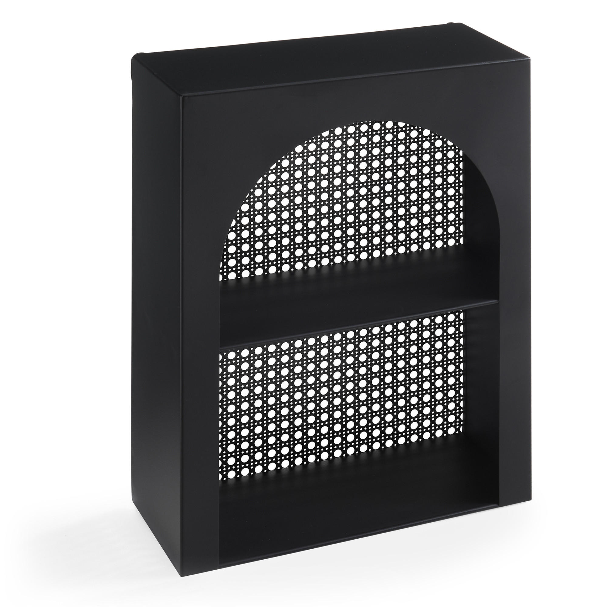 WANDREGAL Jäller I. - Schwarz, Metall (30/40/13cm) - [en.casa]