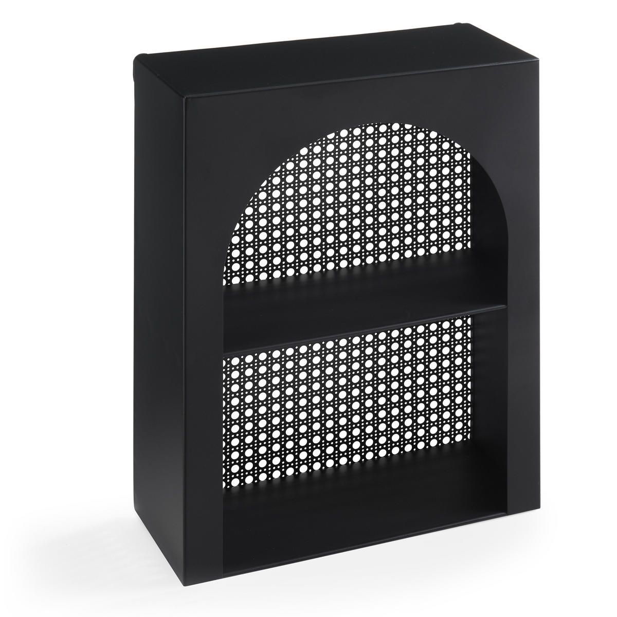 WANDREGAL Jäller I. - Schwarz, Metall (30/40/13cm) - [en.casa]