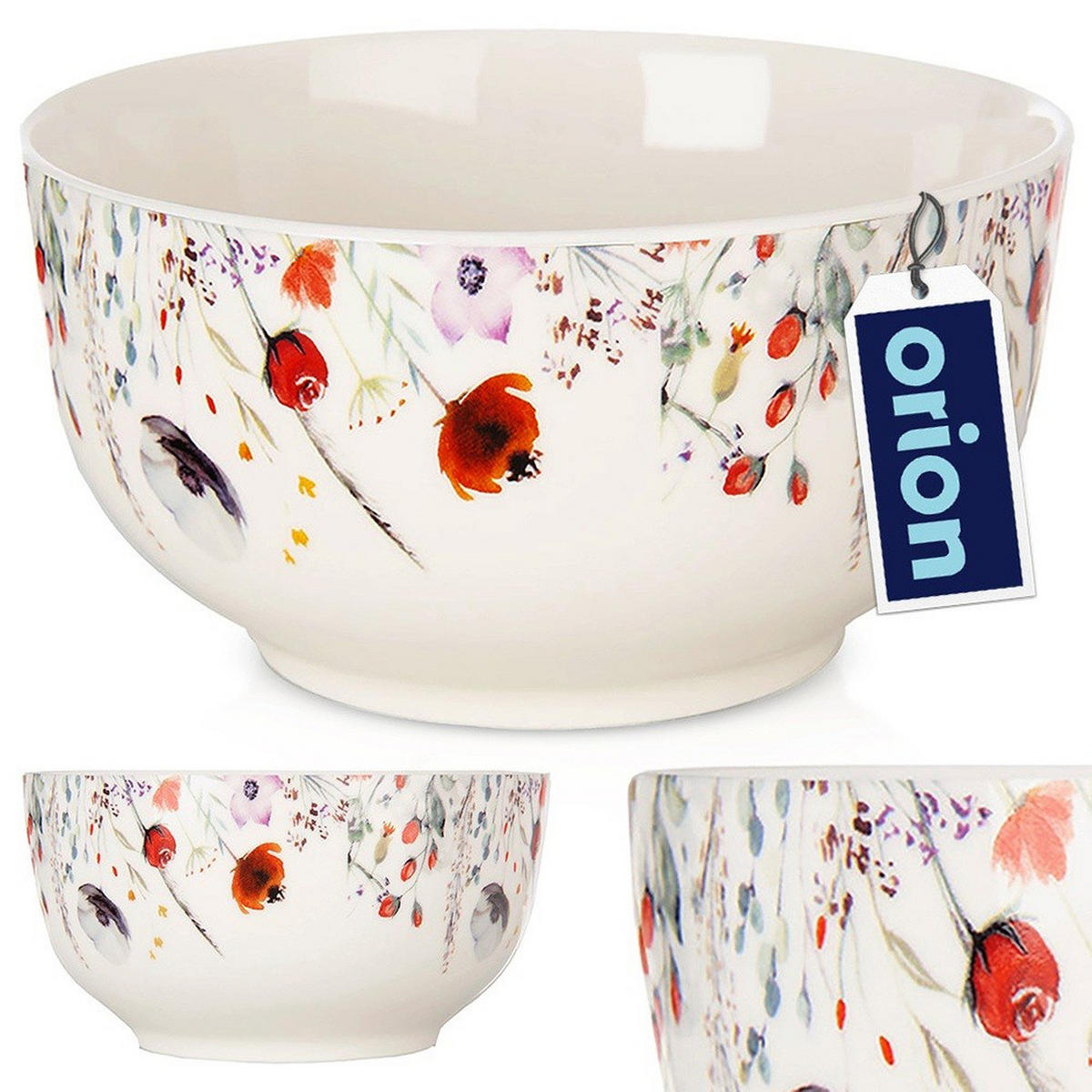 PORZELLANSCHALE 13 cm 500 ml - Weiß, Keramik (13/13/7cm) - Orion 