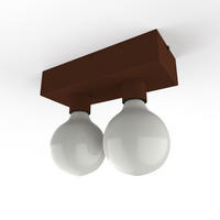 DECKENLEUCHTE - Dunkelbraun, Metall (10/20/7.5cm) - Lumicom