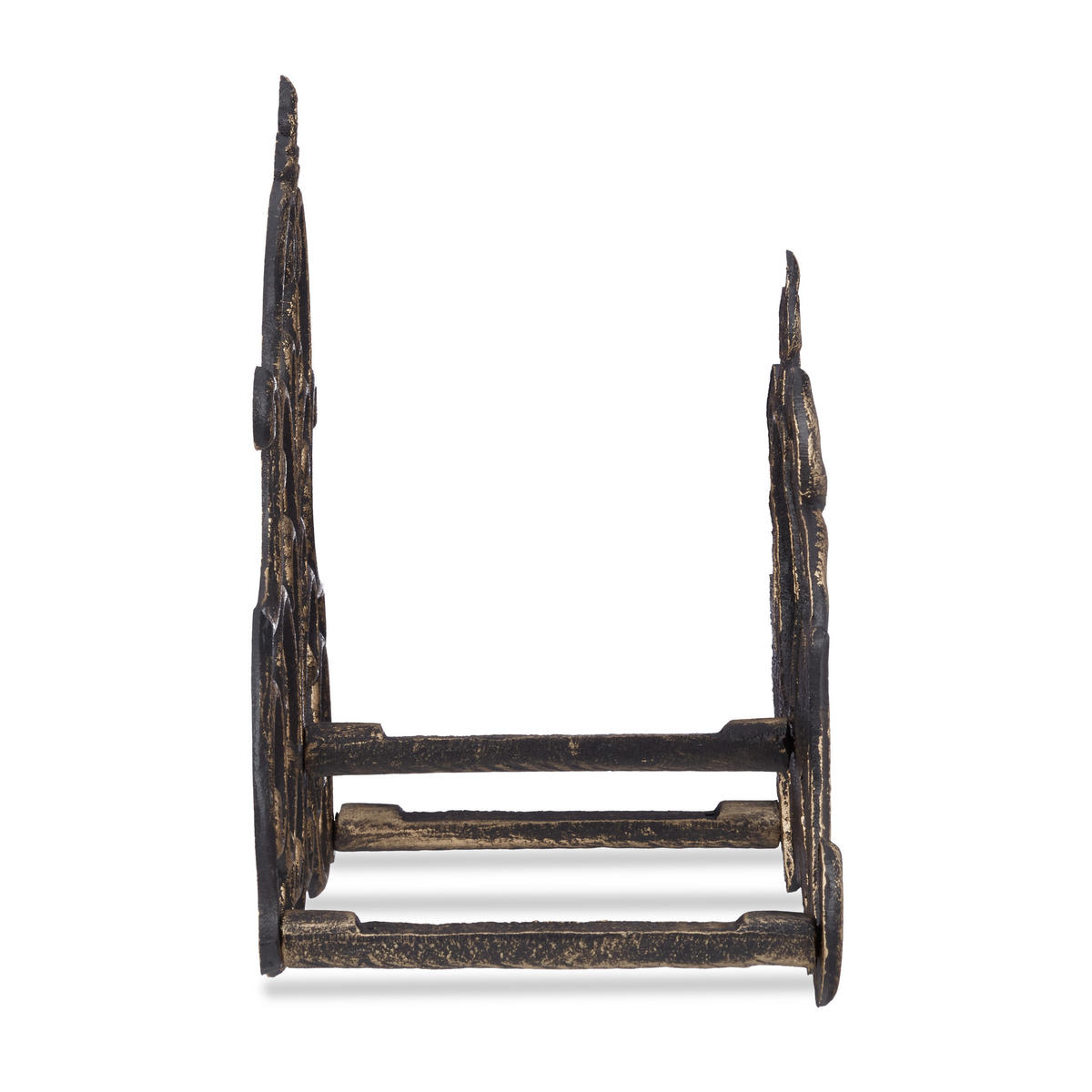 SCHLAUCHHALTER - Braun, Metall (31.5/24/15cm) - Relaxdays