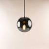 GALERIELAMPE Orb 5m Abhängung Gold/Rauch Ø 20cm - Goldfarben, Glas (20/20/20cm) - s.luce